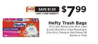 ShopRite Trash bags offer