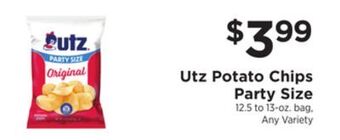 ShopRite Potato chips party size offer