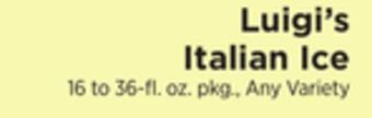 ShopRite Italian ice offer