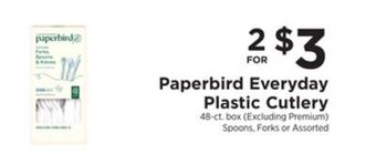 ShopRite Everyday plastic cutlery offer
