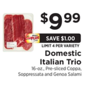 ShopRite Domestic italian trio offer