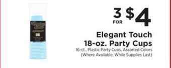 ShopRite 18-oz. party cups offer