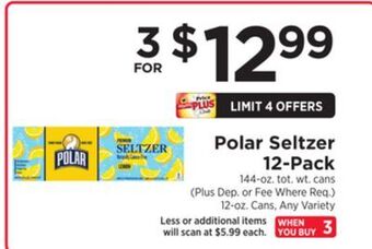 ShopRite Seltzer 12-pack offer