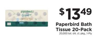 ShopRite Bath tissue 20-pack offer