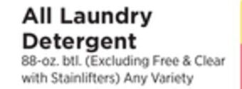 ShopRite Laundry detergent offer