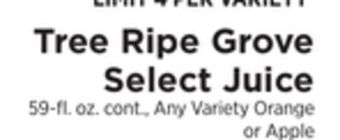ShopRite Grove select juice offer