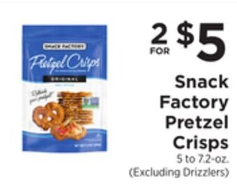 ShopRite Pretzel crisps offer