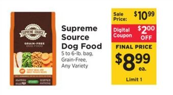 ShopRite Dog food offer