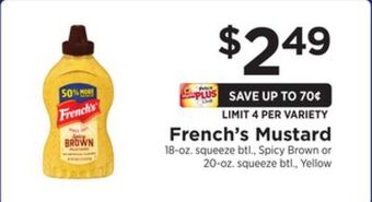 ShopRite Mustard offer