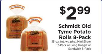 ShopRite Potato rolls 8-pack offer