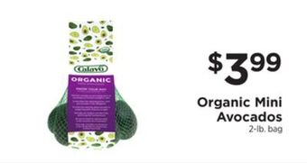 ShopRite Organic mini avocados offer