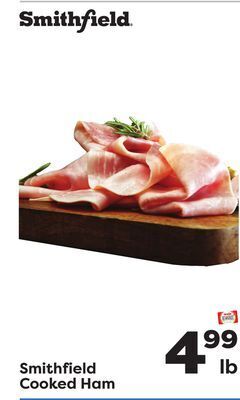 Weis Markets Smithfield cooked ham offer