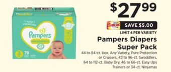 ShopRite Diapers super pack offer