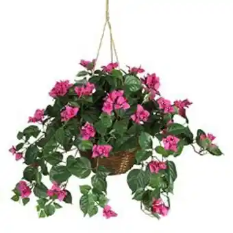 Kohl's Nearly natural hanging silk bougainvillea offer