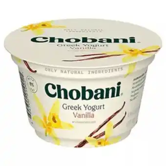 Al's Supermarket Chobani yogurt, non fat, greek, vanilla 5.3 oz offer