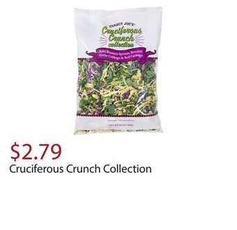 Trader Joe's Cruciferous crunch collection offer