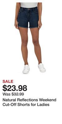 Cabela's Natural reflections weekend cut-off shorts for ladies offer