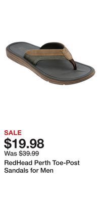 Cabela's Redhead perth toe-post sandals for men offer