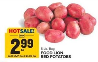 Food Lion 5 Lb. Bag FOOD LION RED POTATOES offer