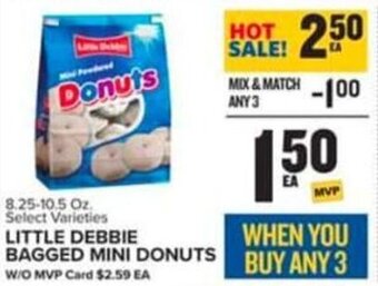 Food Lion LITTLE DEBBIE BAGGED MINI DONUTS offer