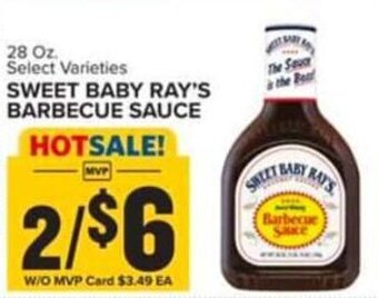 Food Lion Sweet Baby Ray's Barbecue Sauce offer