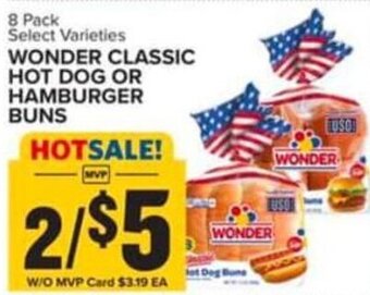 Food Lion WONDER CLASSIC HOT DOG OR HAMBURGER BUNS offer