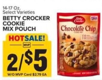 Food Lion BETTY CROCKER COOKIE MIX POUCH offer