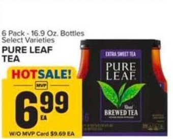Food Lion 6 Pack 16.9 Oz. Bottles Select Varieties PURE LEAF TEA offer