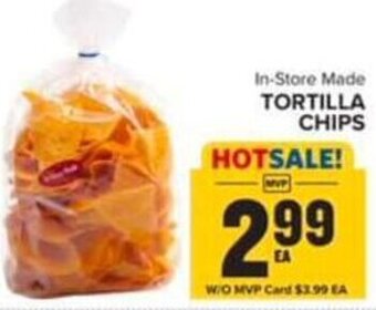 Food Lion In-Store Made TORTILLA CHIPS offer