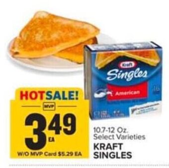 Food Lion 10.7-12 Oz. Select Varieties KRAFT SINGLES offer