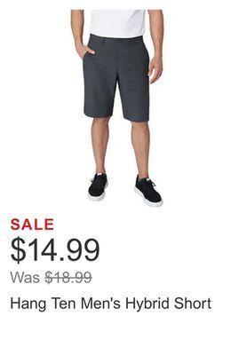 Costco Hang ten men's hybrid short offer