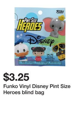 Five Below Funko vinyl disney pint size heroes blind bag offer