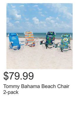 Costco Tommy bahama beach chair 2-pack offer