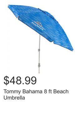 Costco Tommy bahama 8 ft beach umbrella offer
