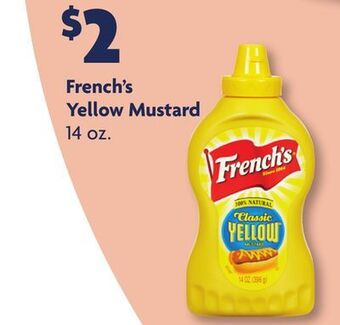 Family Dollar French's yellow mustard offer