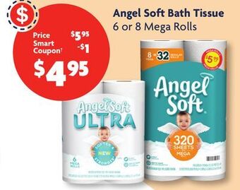 Family Dollar Angel soft bath tissue offer