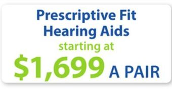 Boscov's Prescriptive fit hearing aids offer
