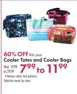 Boscov's Cooler totes and cooler bags offer