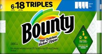 Target Bounty 6-pk. triple roll paper towels offer