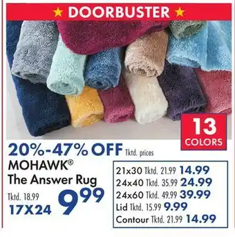 Boscov's Mohawk® the answer rug 17x24 offer
