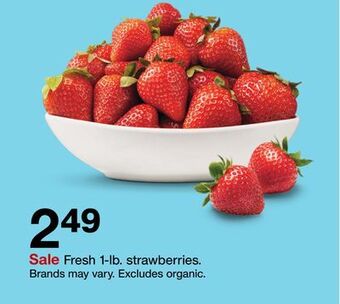 Target Fresh 1-lb. strawberries offer
