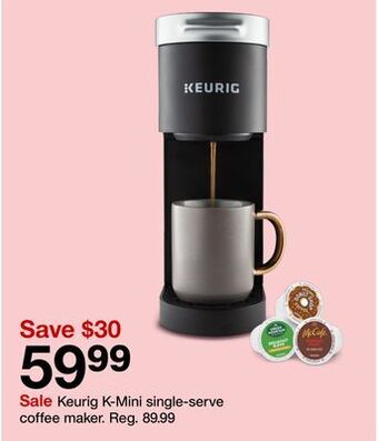 Target Keurig k-mini single-serve coffee maker offer