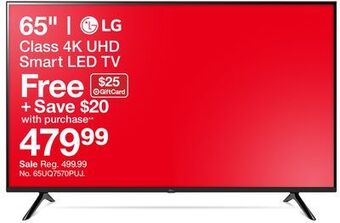 Target Lg 65 class 4k uhd smart led tv offer