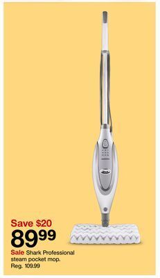 Target Shark professional steam pocket mop offer