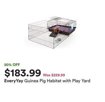 Petco Guinea pig habitat with play yard offer
