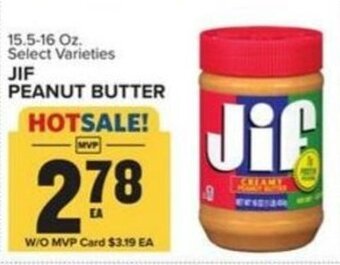 Food Lion JIF PEANUT BUTTER 15.5-16 oz offer