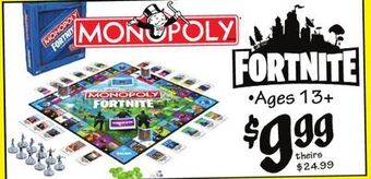 Ollie's Monopoly fortnite offer