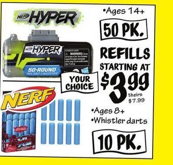 Ollie's Nerf refills offer