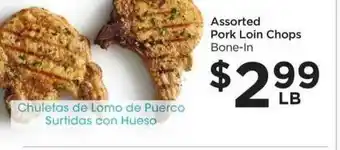 Food 4 Less Assorted Pork Loin Chops Bone-in offer
