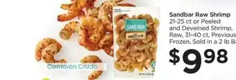 Food 4 Less Sandbar Raw Shrimp offer